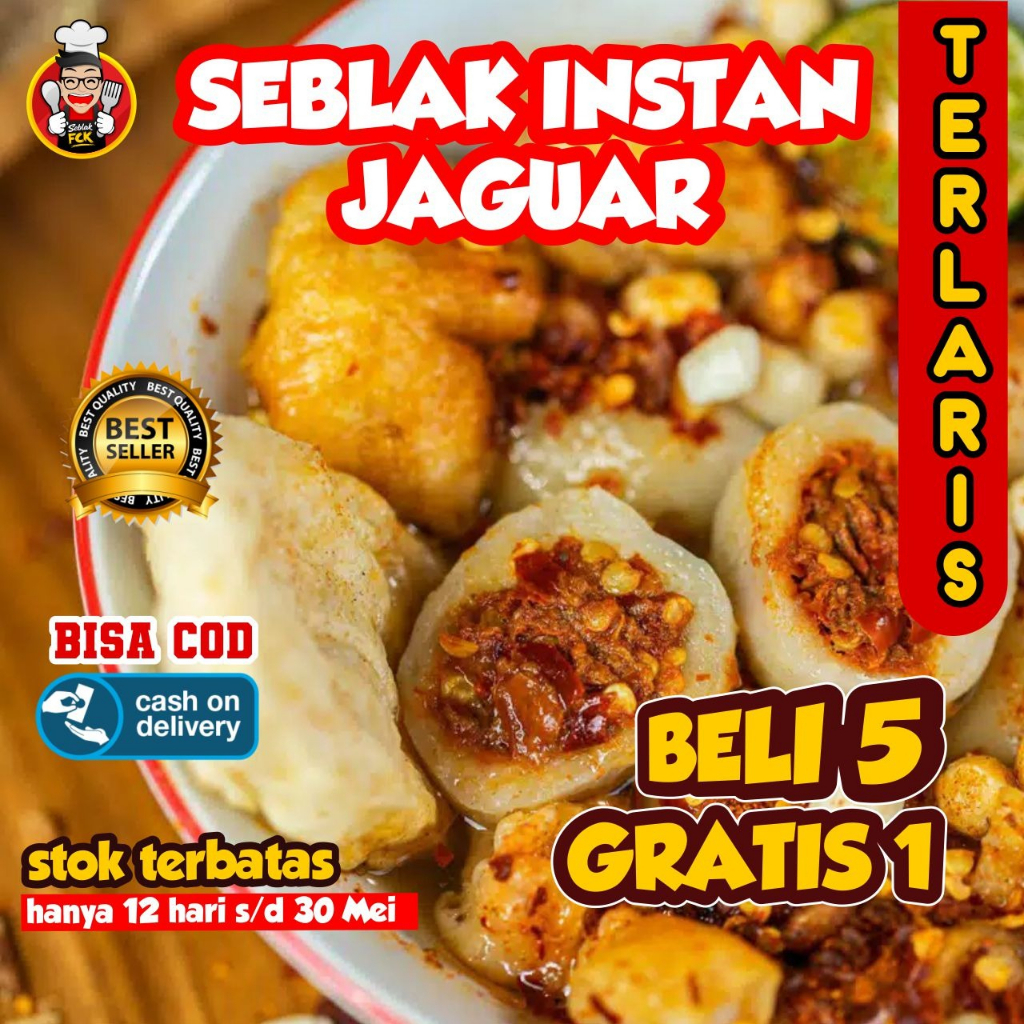 Jual Seblak Instan Komplit Jaguar Baso Aci Jaguar Bakso Aci Tulang