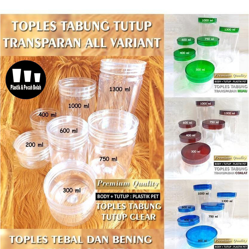 Jual Toples Tabung Tutup Transparan Toples Tabung Tutup Bening Toples