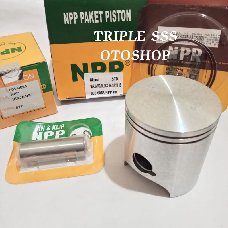 Jual (STOK READY) PISTON KIT NPP KAWASAKI NINJA RR PIN 16 OVERSIZE STD