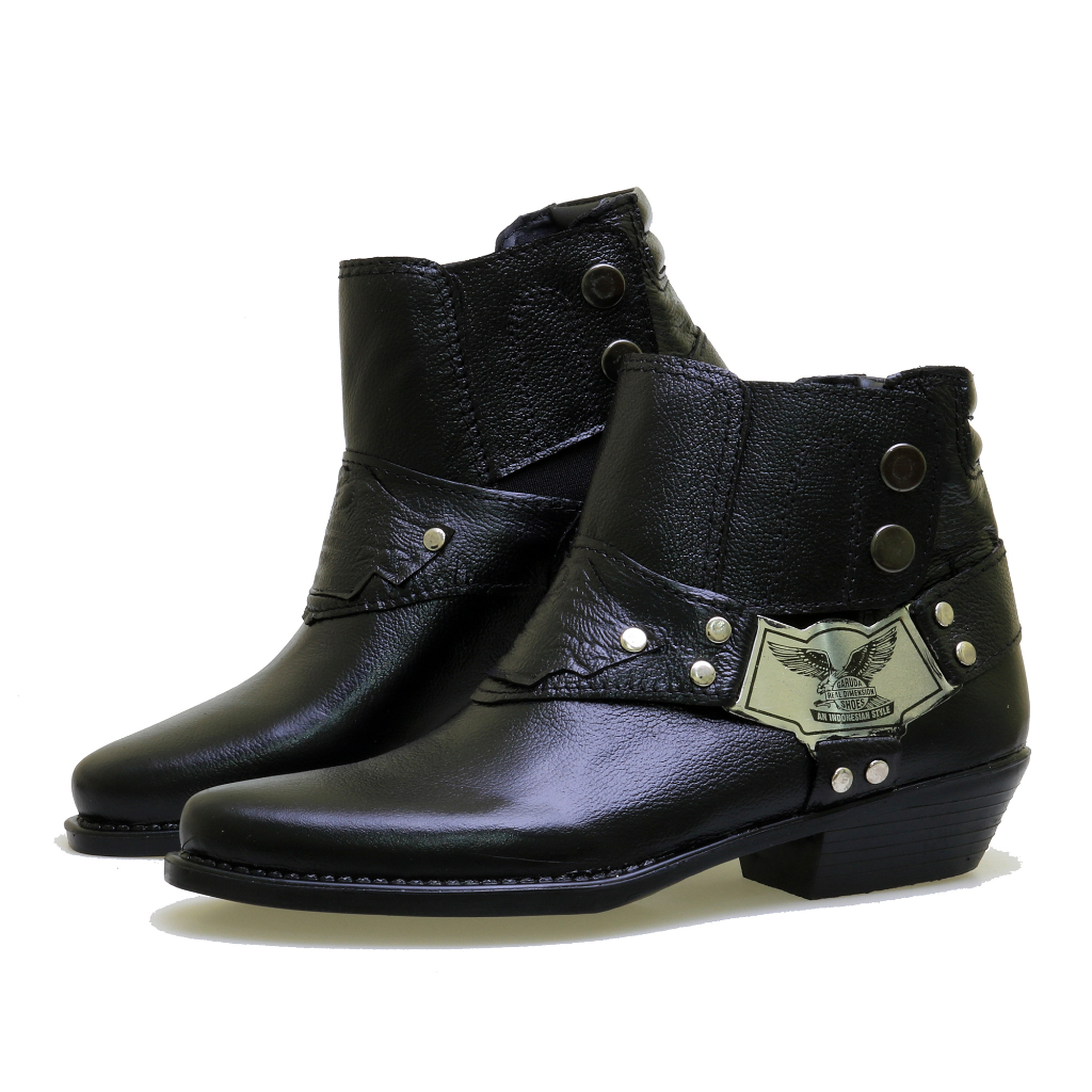 Jual SEPATU BOOT KULIT/ SEPATU JANGGEL COWBOYS / BNN 284 | Shopee Indonesia