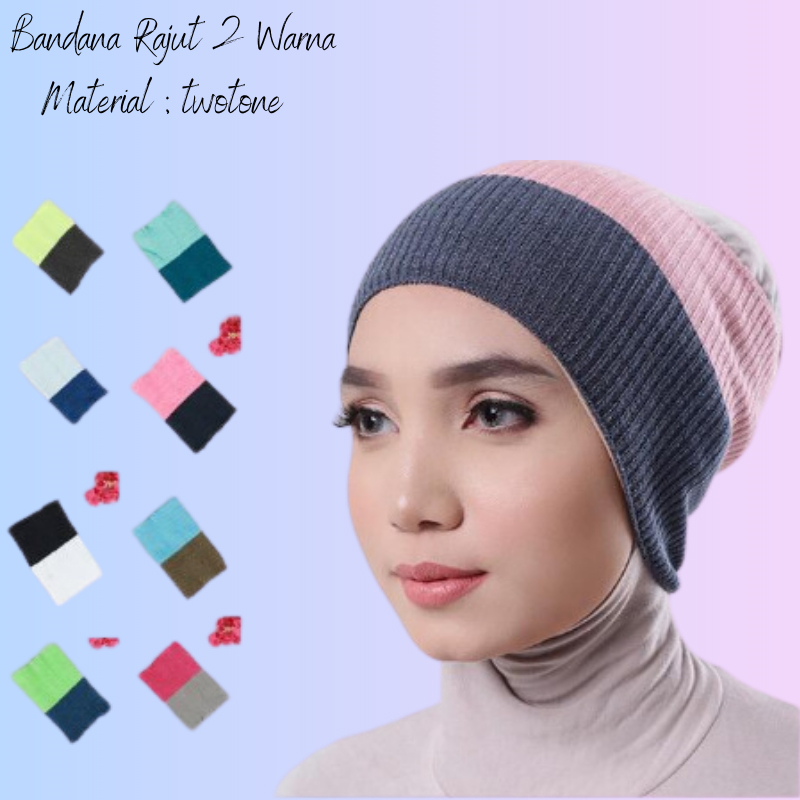 Jual Bandana Rajut 2 in 1 Adem | Shopee Indonesia