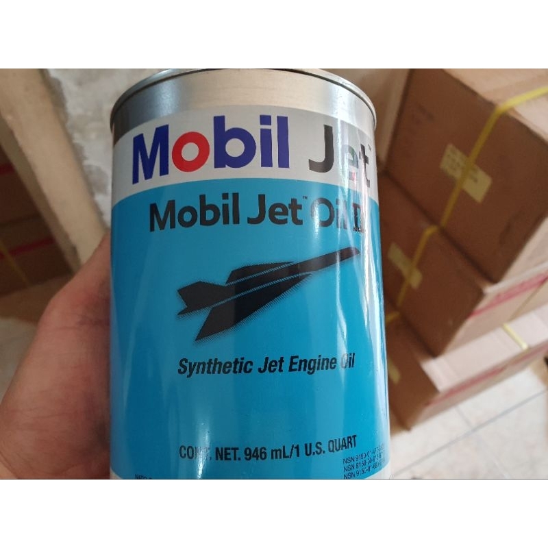 Jual mobile jet oil II synthetic ,jet engine oil /Oli mesin pesawat ...