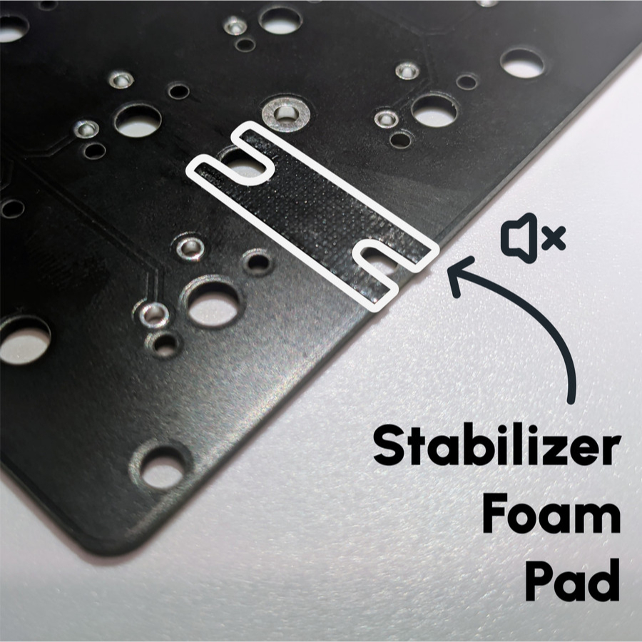 Jual Stabilizer/Stab/Stabs Foam Pad Sticker Teflon Mechanical Keyboard