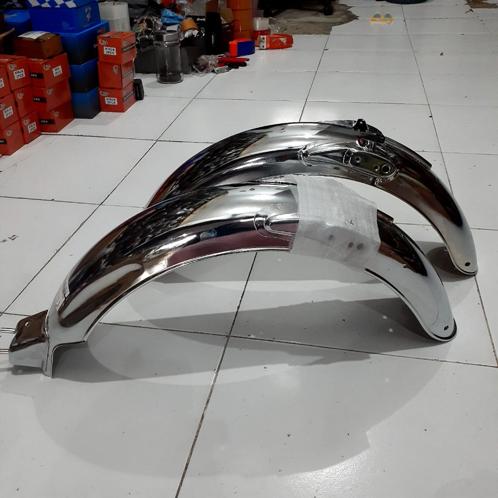 Jual Slebor Spakbor Belakang Besi Crome Honda Cb Tebal Presisi