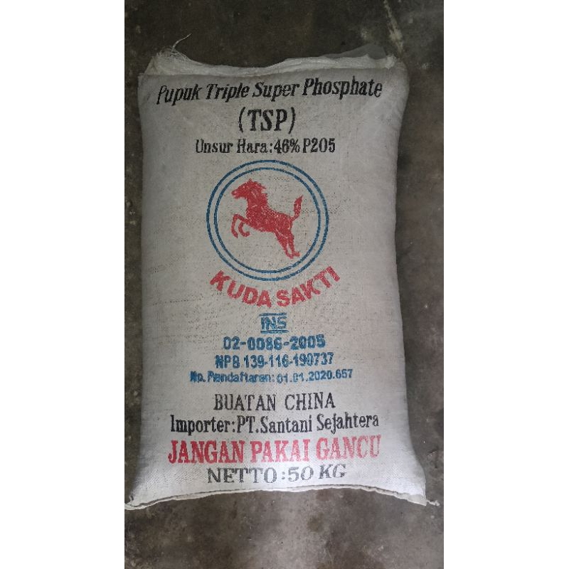 Jual Pupuk Tsp 46 Cap Kuda Sakti Repack 1kg Shopee Indonesia