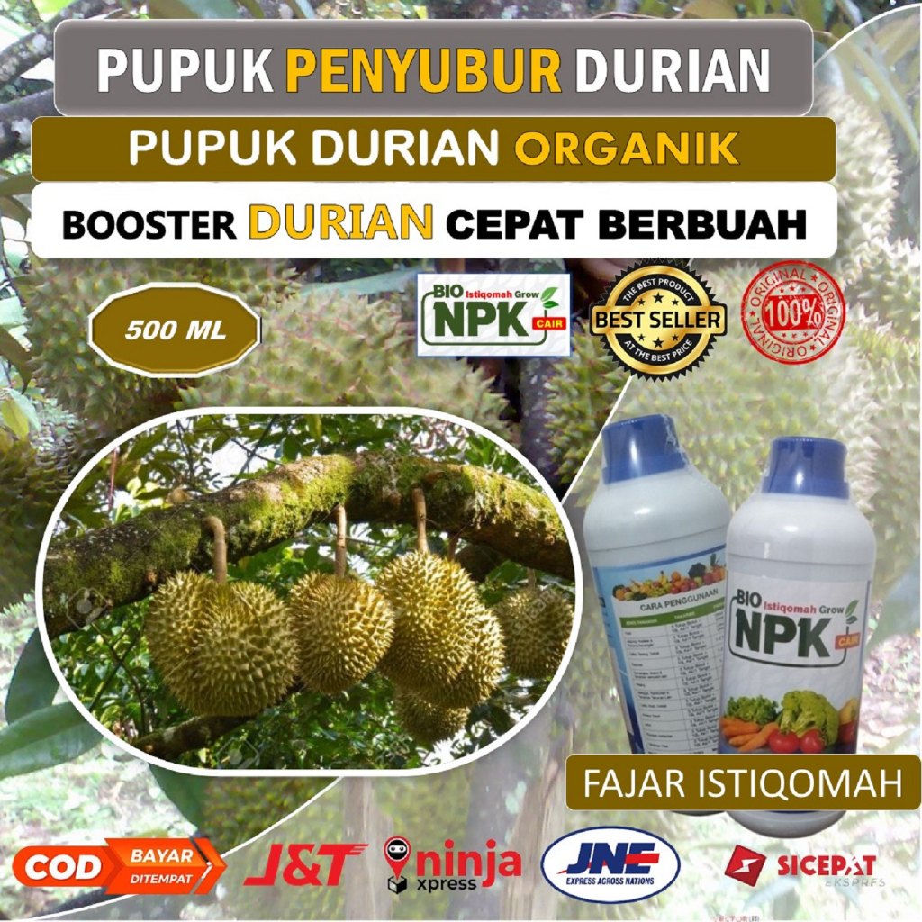 Jual Bio Istiqomah Grow Pupuk Pelebat Isi 500 Ml Pupuk Buah Durian