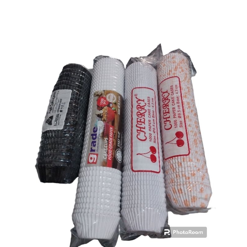 Jual cake cases cup roti ukuran 9,5 & 10,5 aneka motif | Shopee Indonesia