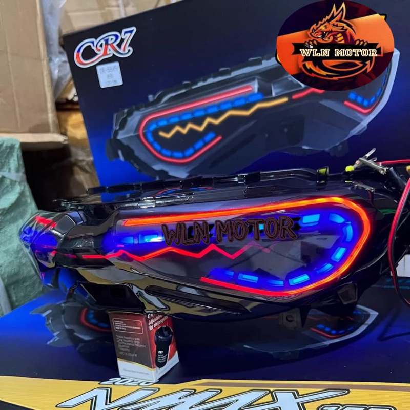 Jual STOPLAMP NMAX NEW MODEL RUNNING OSILOSKOP NEW LAMPU BLAKANG NMAX