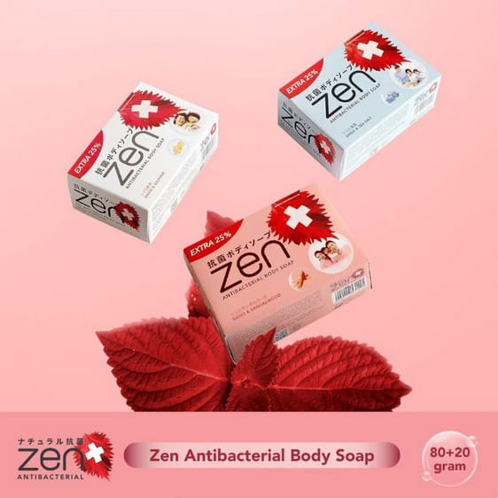 ARJUNA ZEN Antibacterial Bar Soap / Sabun Batang Mandi Kesehatan 70gr KT5