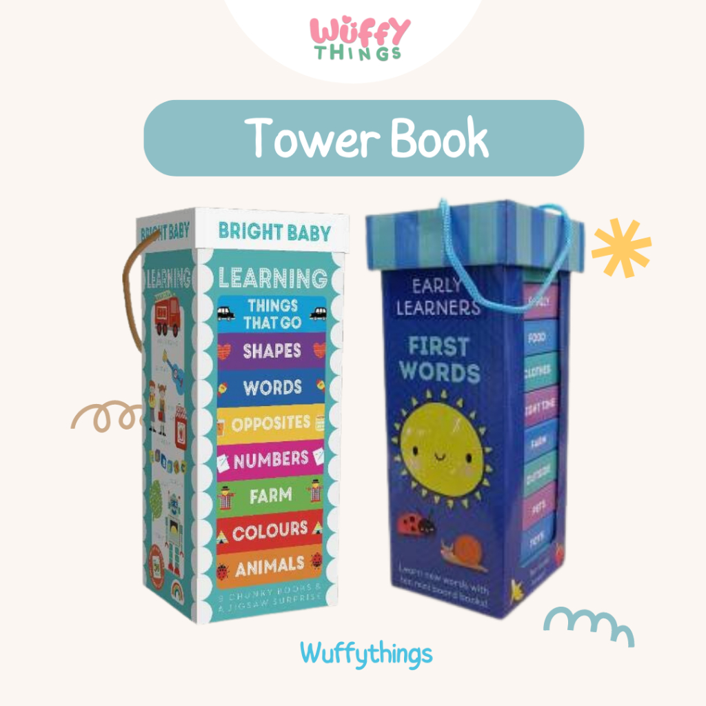Jual Tower Book - Bright Baby Learning - First Words | Buku anak impor ...