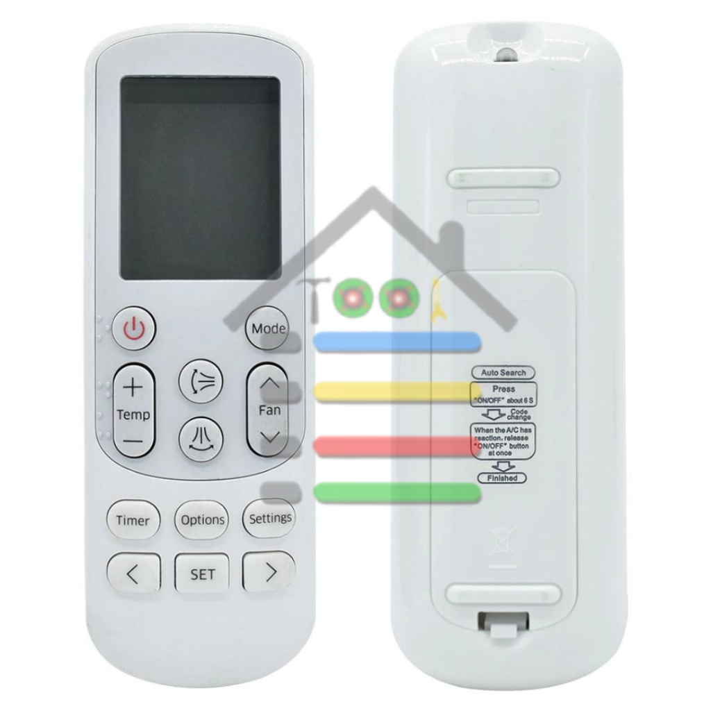 Jual REMOTE AC SAMSUNG UNIVERSAL SPLIT DAN INVERTER 8016TR | Shopee ...