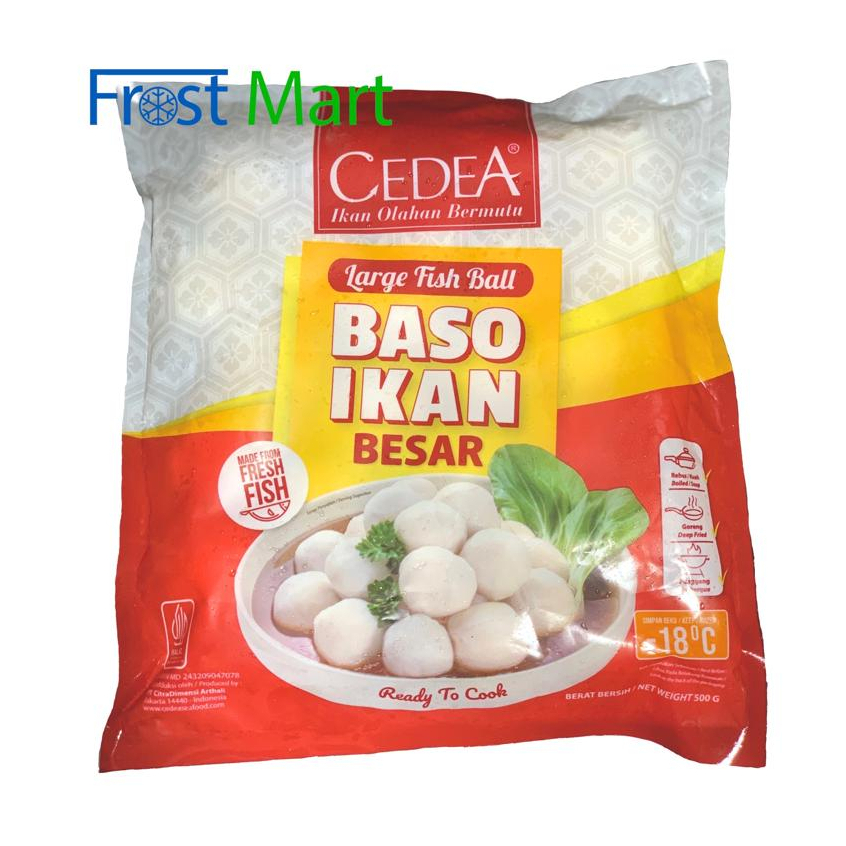 Jual Baso Ikan Cedea Besar 500gr Shopee Indonesia