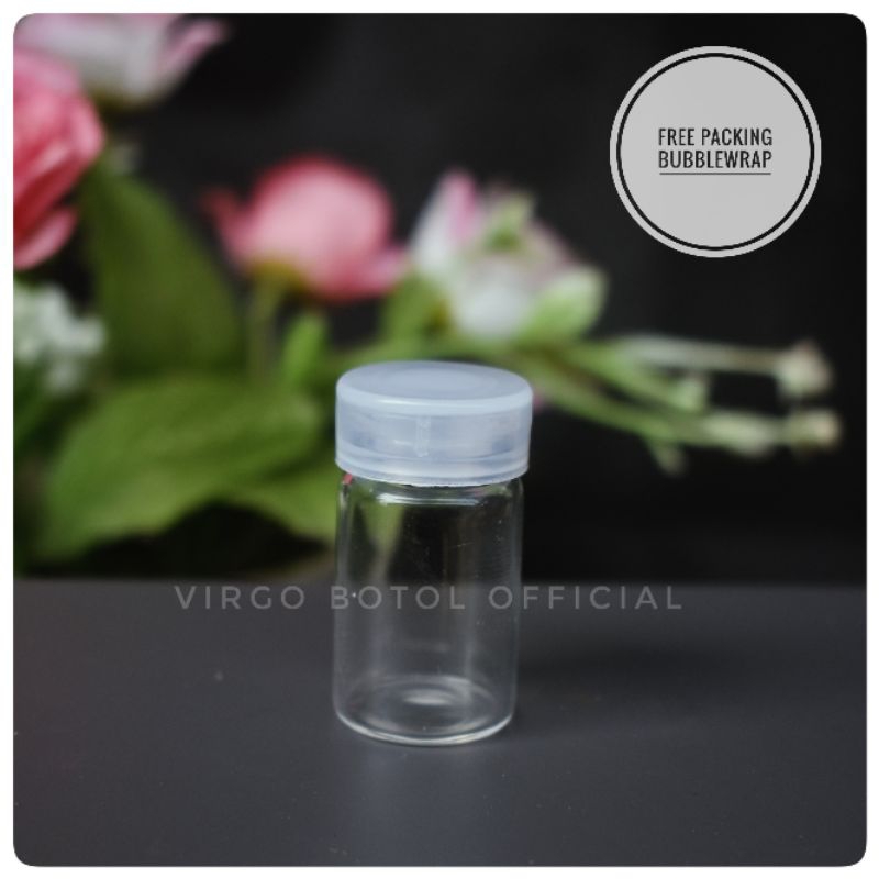 Jual Botol Kaca Vial 5ml Tutup Plastik Kedap Udara Shopee Indonesia 6579