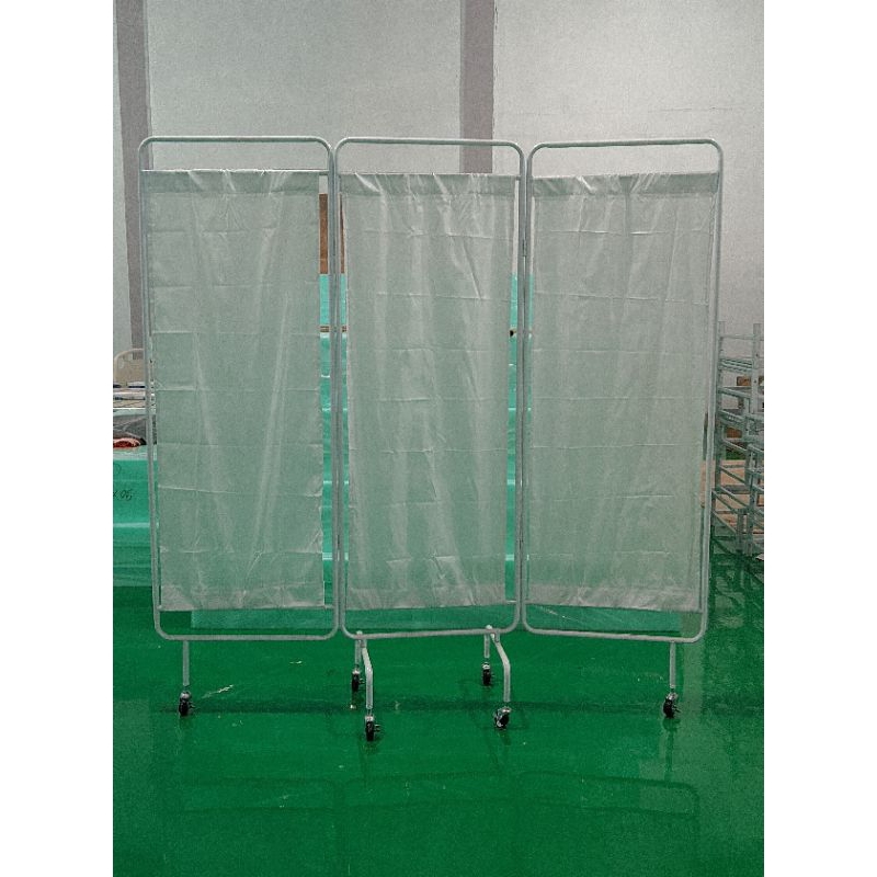 Jual Bed Screen Sekat Ruangan 3 Bidang Besi PC Bed Screen Triple