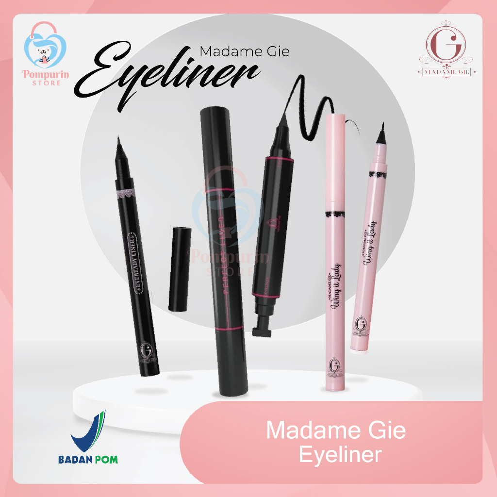 Jual Madame Gie Eyeliner Pen Waterproof (Eyeready Liner / Wing It Lady Liner) / Perfect Liner