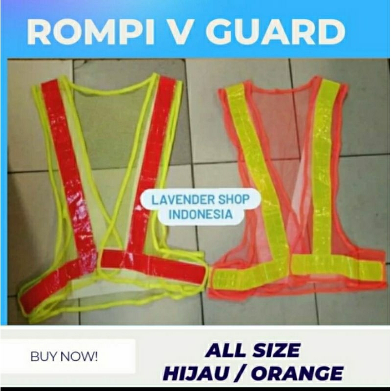 Jual Rompi Jaring V Guard Rompi Kerja Shopee Indonesia