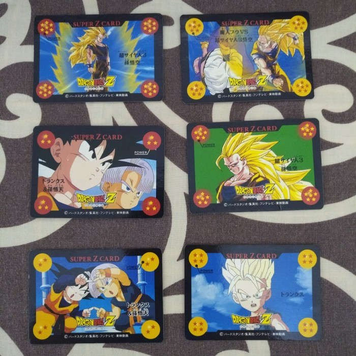 Jual Kartu Dragon Ball Z Super Z Card Regular Rare | Shopee Indonesia