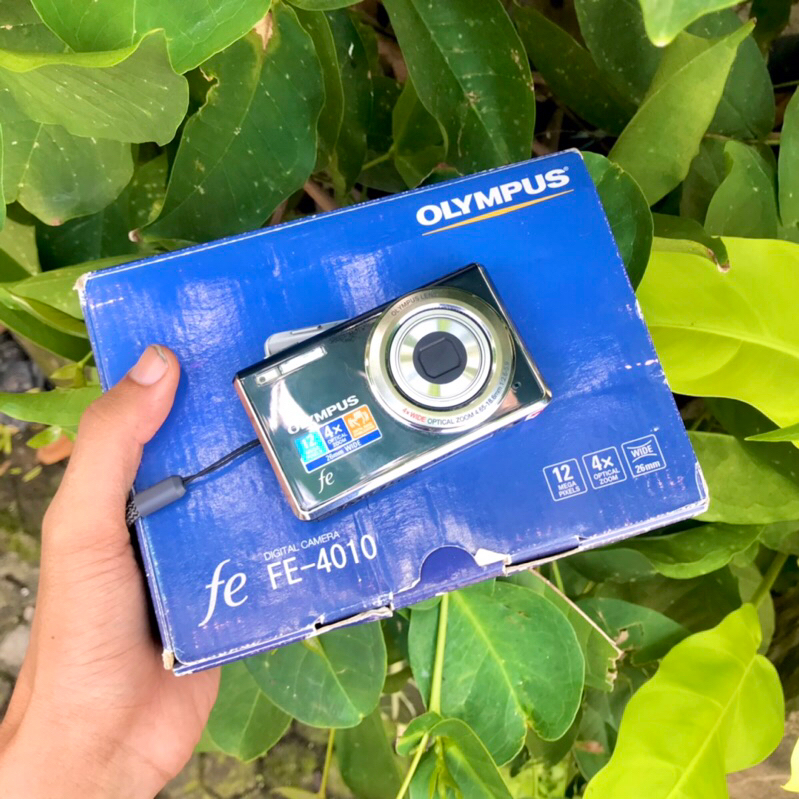 Jual Digicam / Kamera digital Olympus FE 4010 Fullset Shopee Indonesia