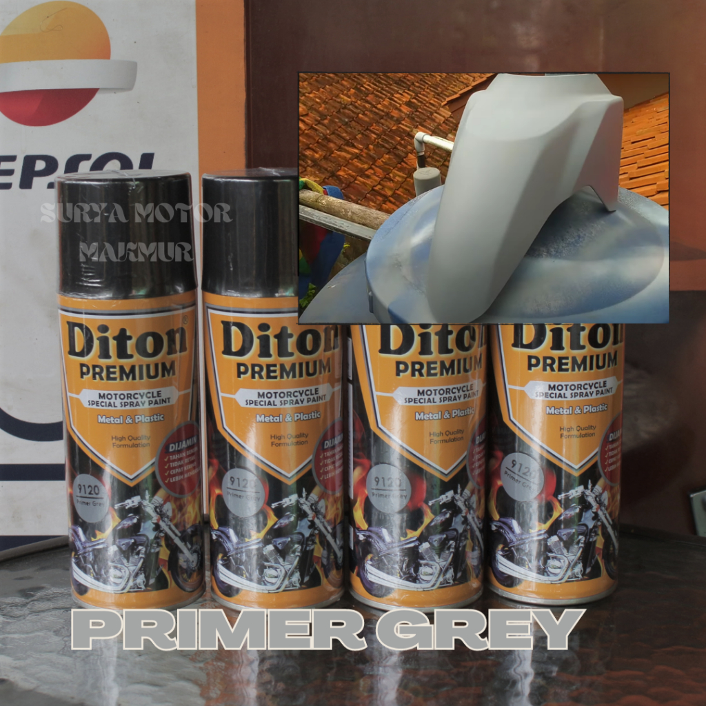 Jual Pilok / Pilox Diton Premium Primer Grey 9120 Warna Dasar Cat