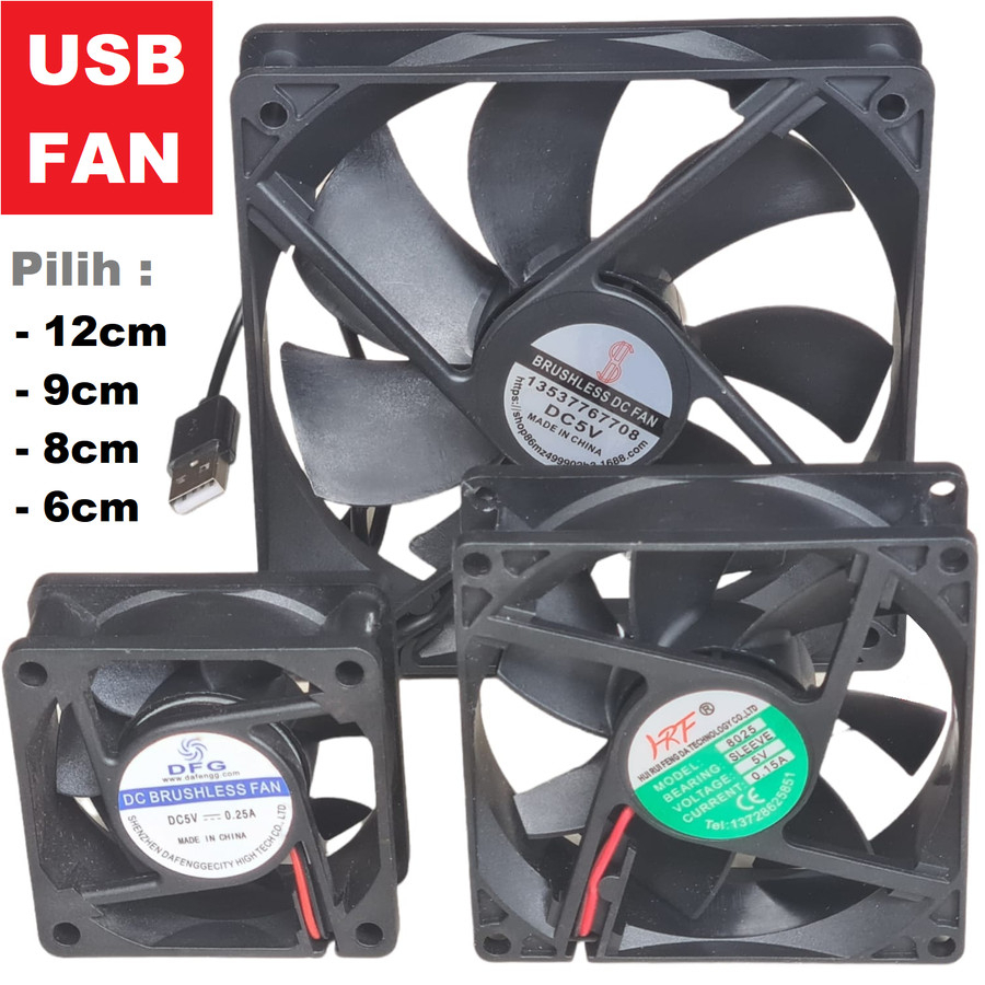 Jual Cooling Fan USB Kipas Pendingin TV Box Wifi Router AQUASCAPE ...