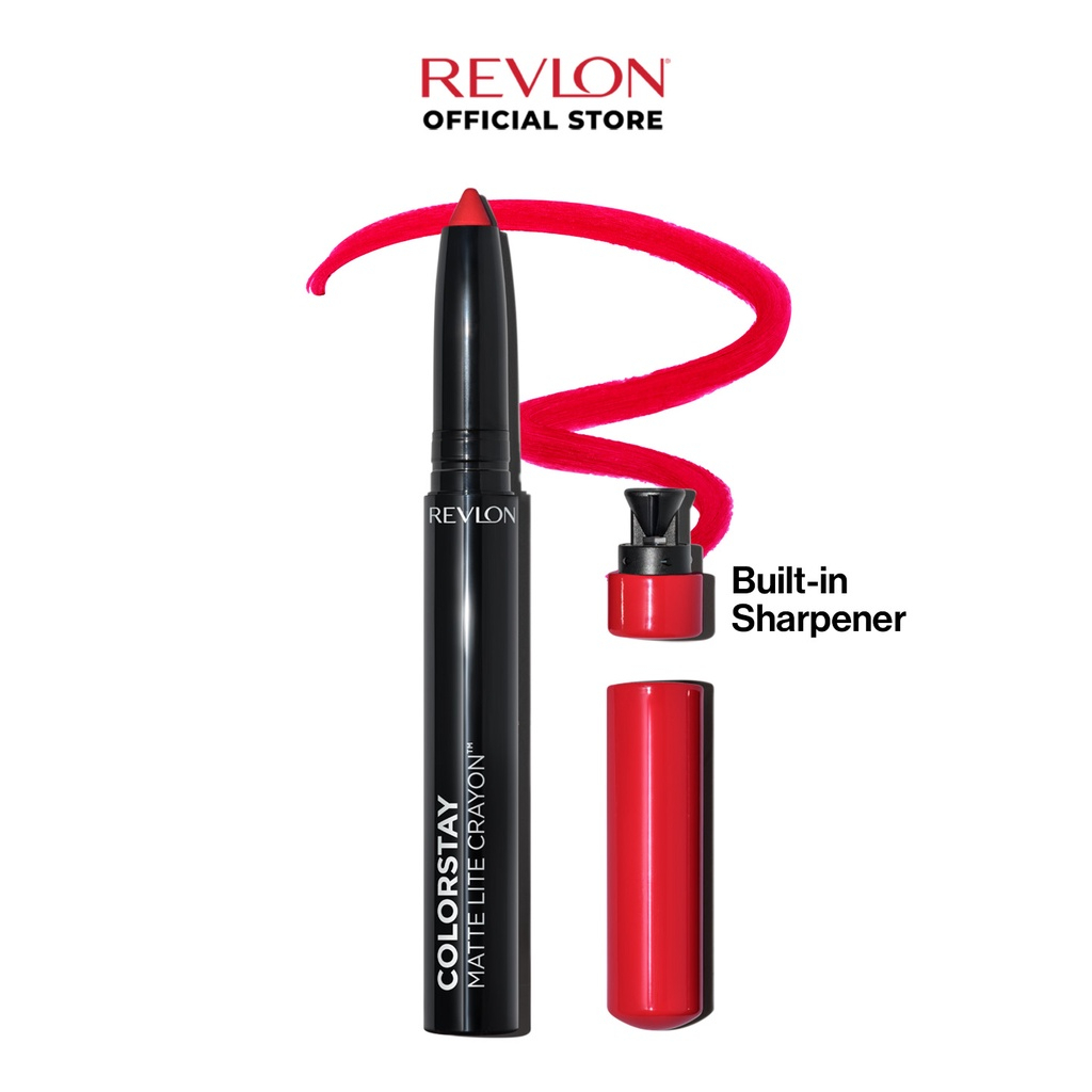 Jual Revlon Colorstay Matte Lite Crayon (Full-Coverage Matte Lip Color ...