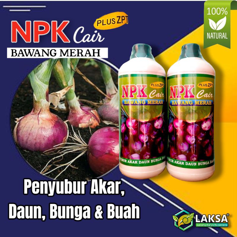 Jual NPK CAIR BAWANG MERAH Plus ZPT (Harga bisa berubah saat Promo ...