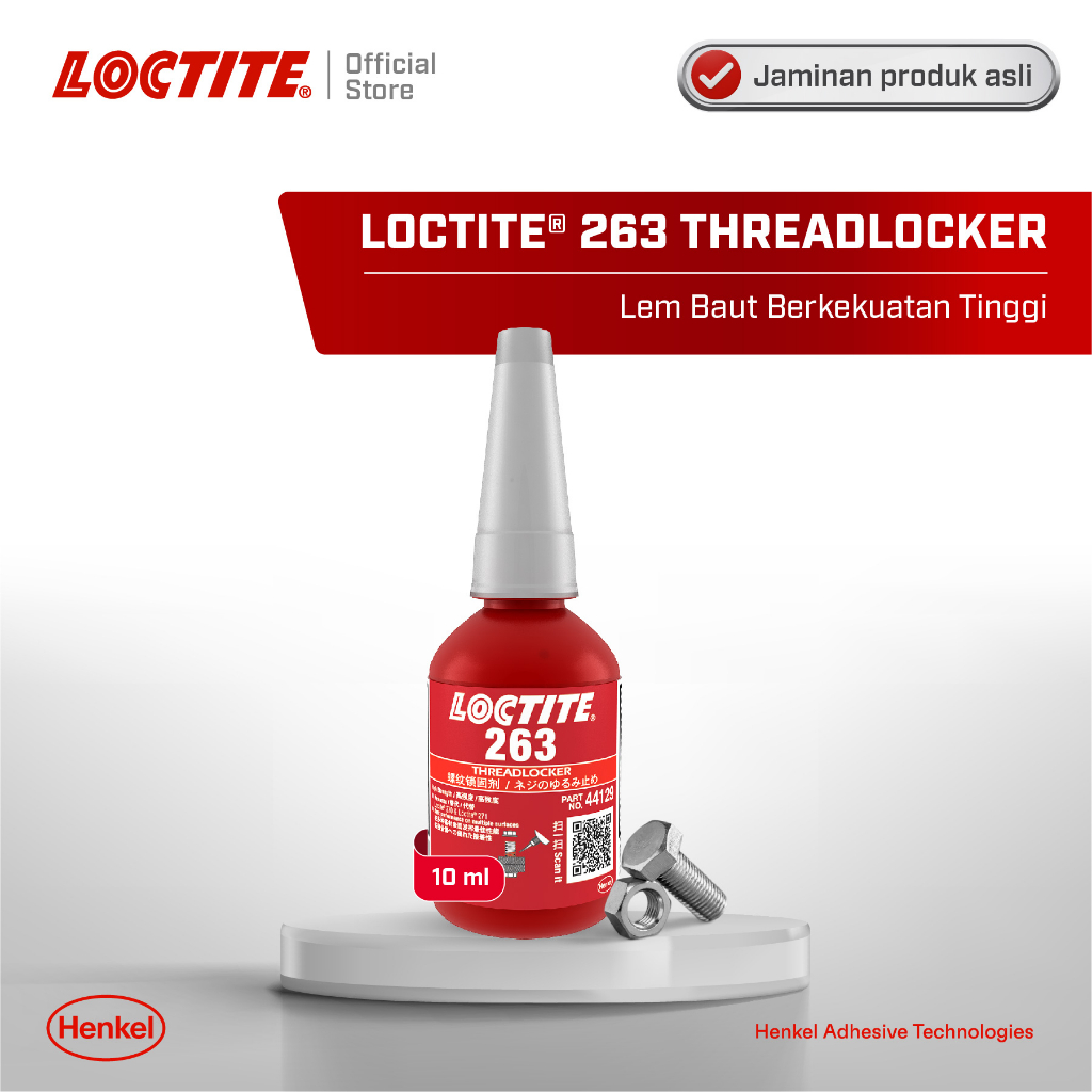 Jual LOCTITE 263 Threadlocker Lem Baut 10 Ml | Shopee Indonesia