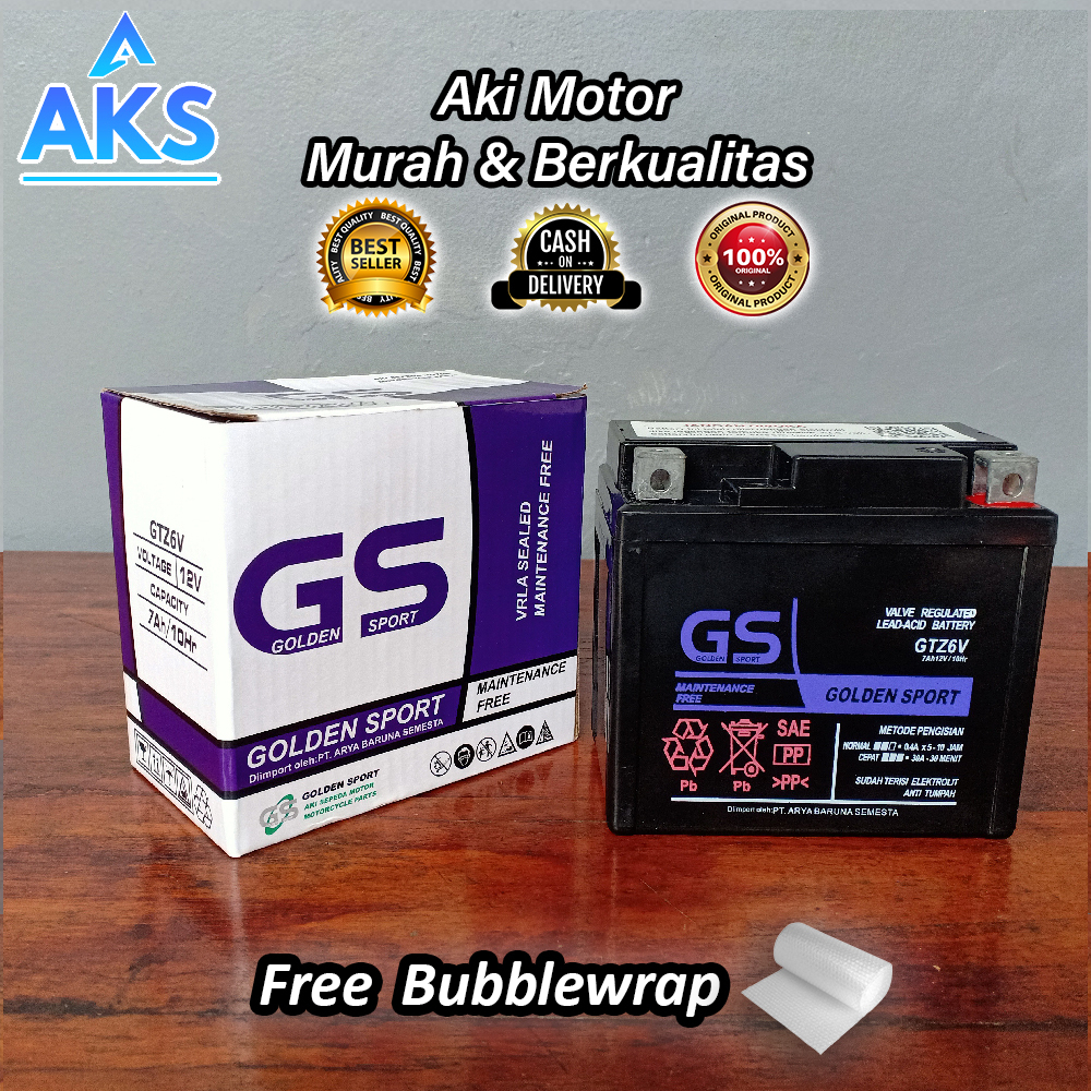 Jual Aki Motor Vario 125/150, Vario 125 Led, Nmax 155, Satria Fu GTZ6V