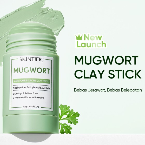 Jual SKINTIFIC MUGWORT ACNE/VOLCANO CLAY STICK 40G | Shopee Indonesia