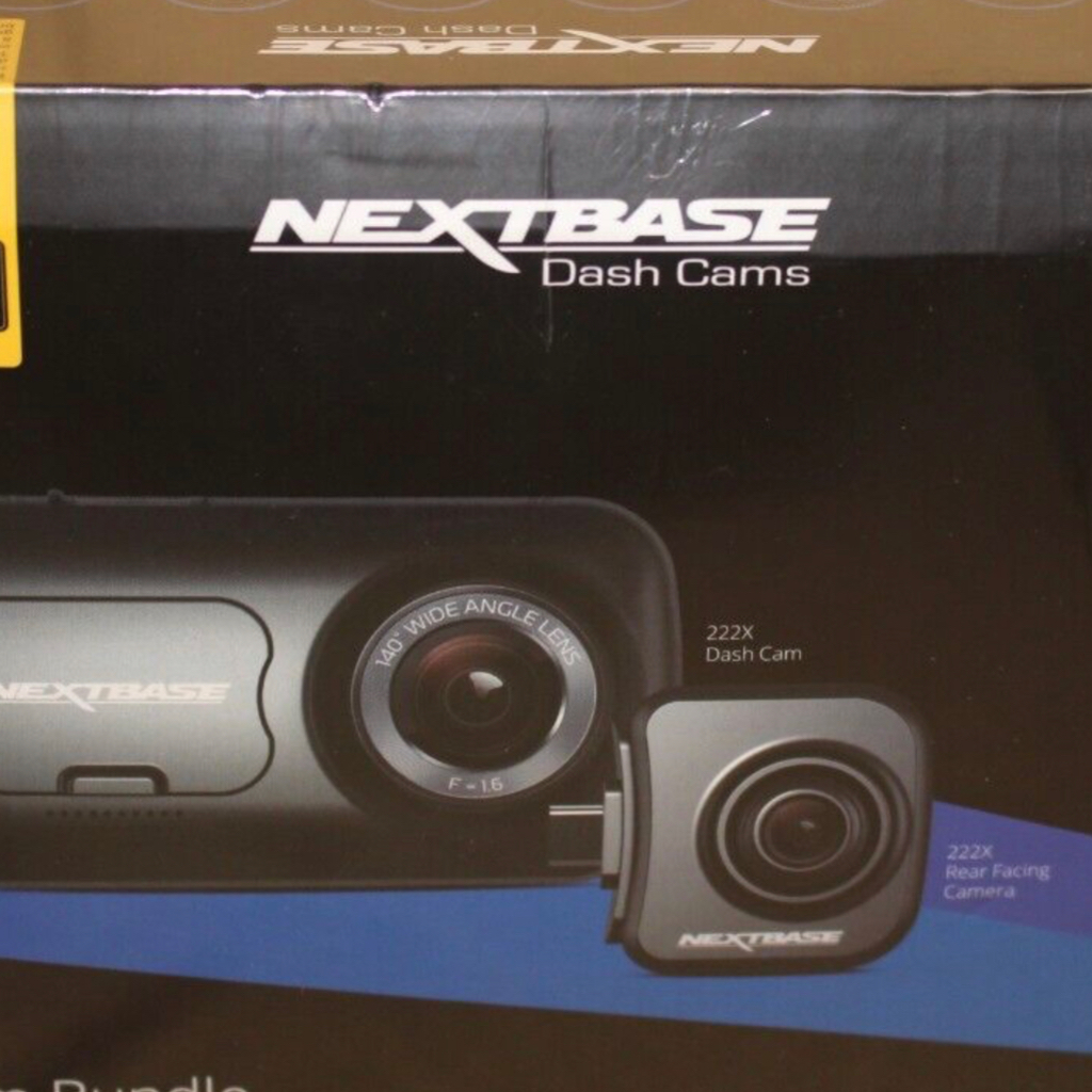 Next Base 222X Dash Cam Front and Rear NEW