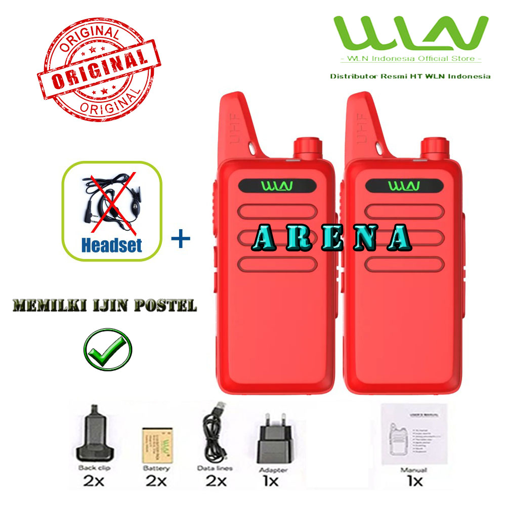 Jual HT WLN KD-C1 WALKIE TALKIE (SATU BOX ISI 2 PCS) | Shopee Indonesia