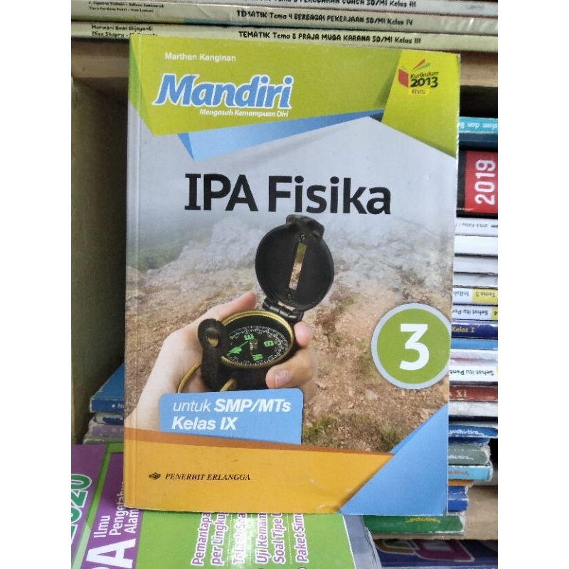 Jual BUKU MANDIRI IPA FISIKA KELAS 9/ IX/3 SMP/MTS ERLANGGA REVISI ...