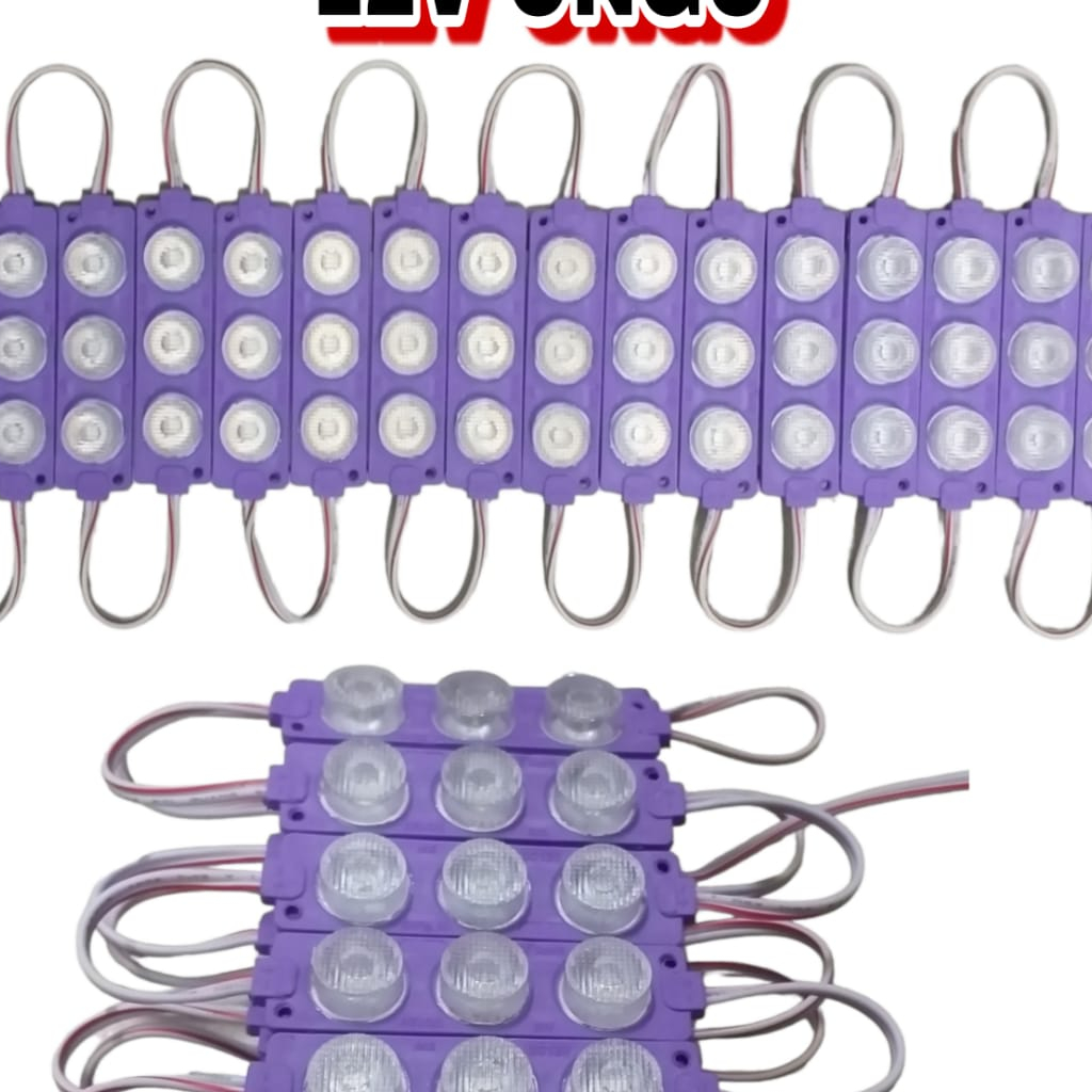 Jual LAMPU LED 12V 3LED 7520-2835-V2 12V (10 PCS) | Shopee Indonesia