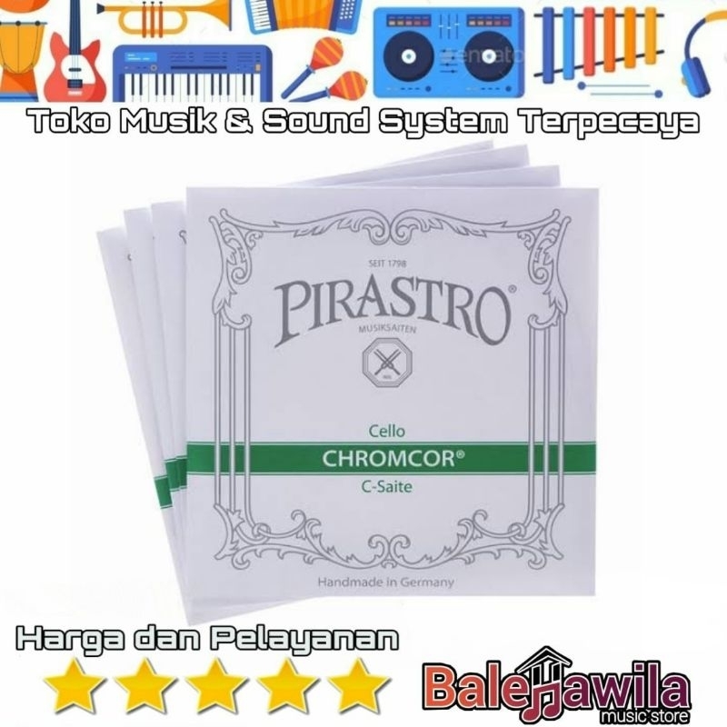 Jual Premium Senar Cello Pirastro Chromcor 1 Set Original | Shopee ...