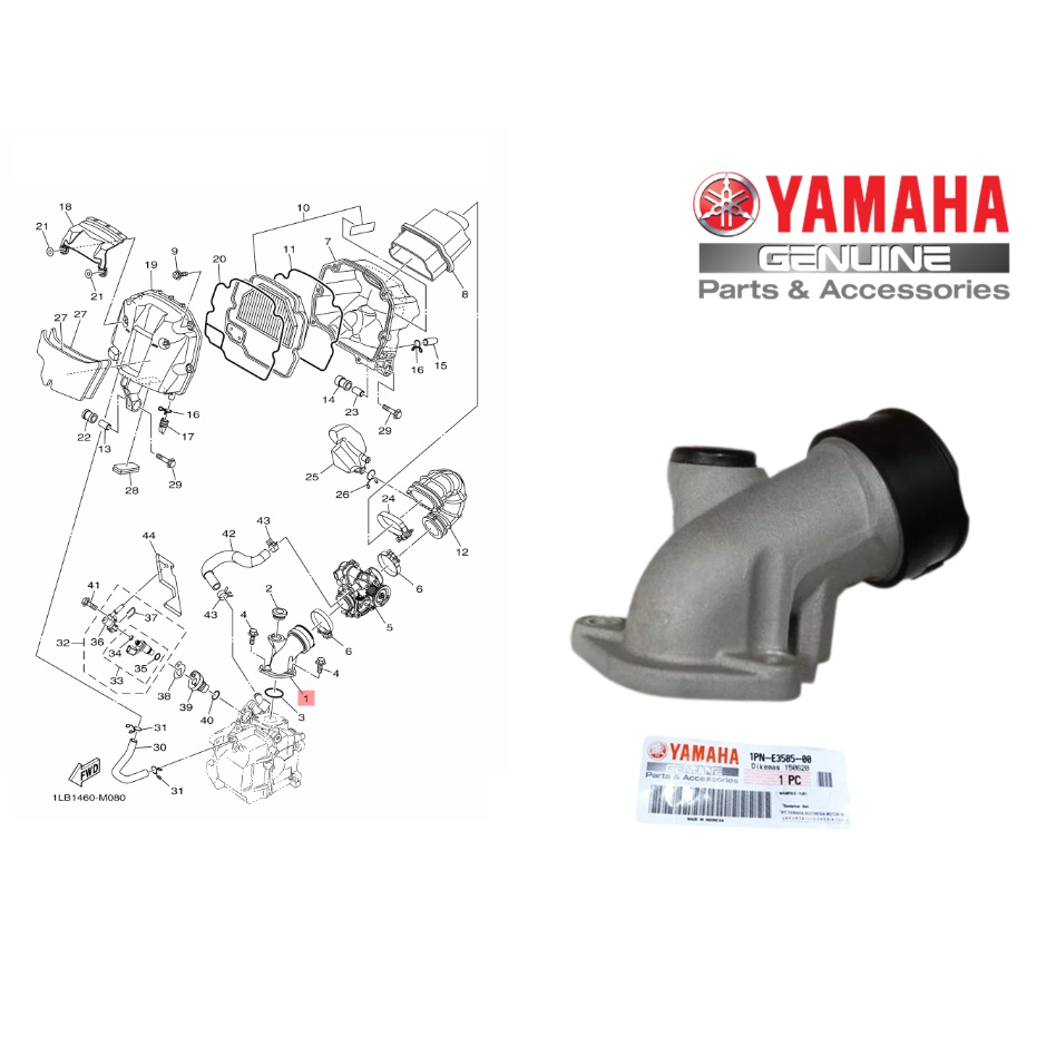 Jual Manifold Manipul Manipol Intake Xeon Rc Gt 125 Injeksi 1PN-E3585 ...