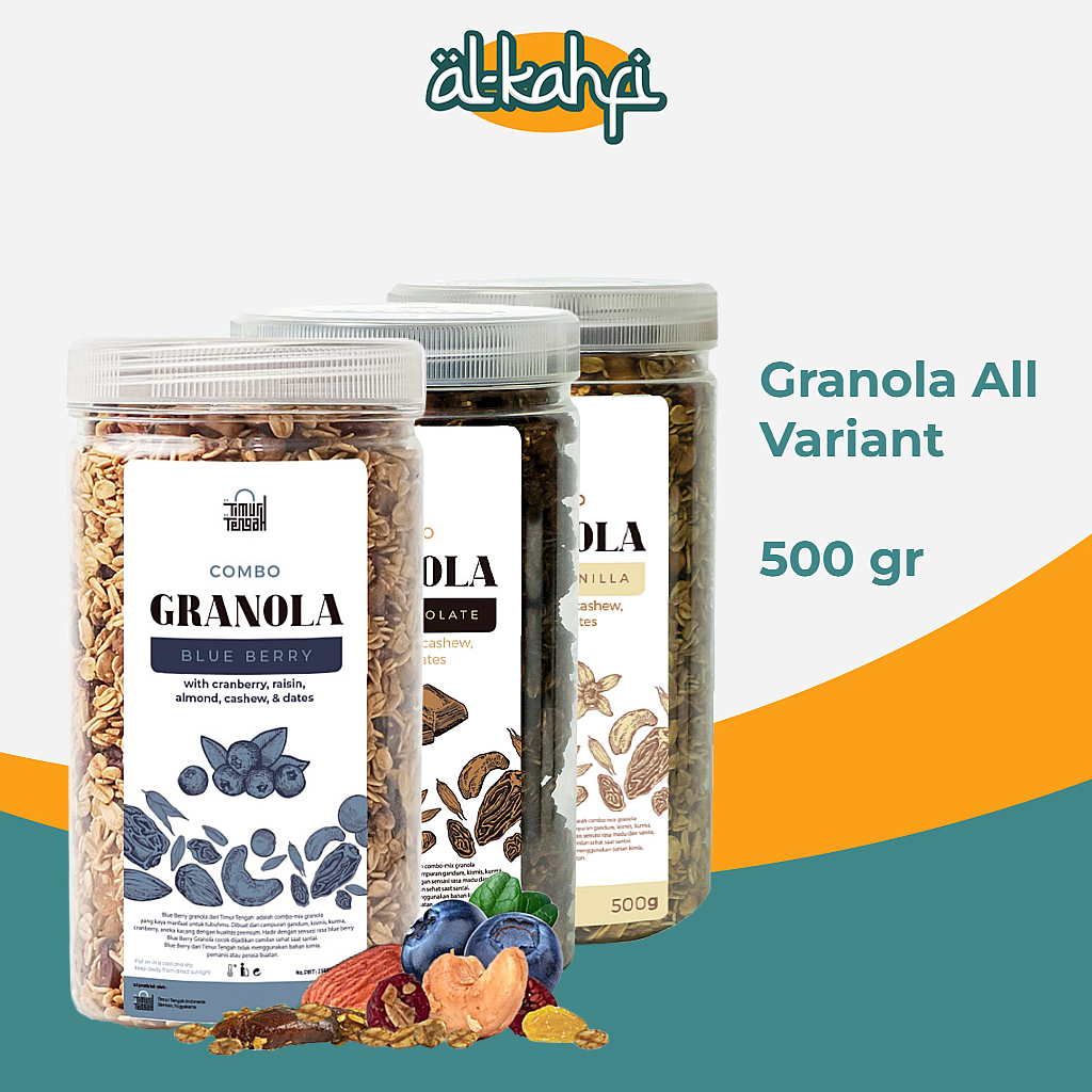 Jual Granola Timur Tengah 500gr Almond Mete Sereal Oatmeal Diet Sehat Shopee Indonesia 