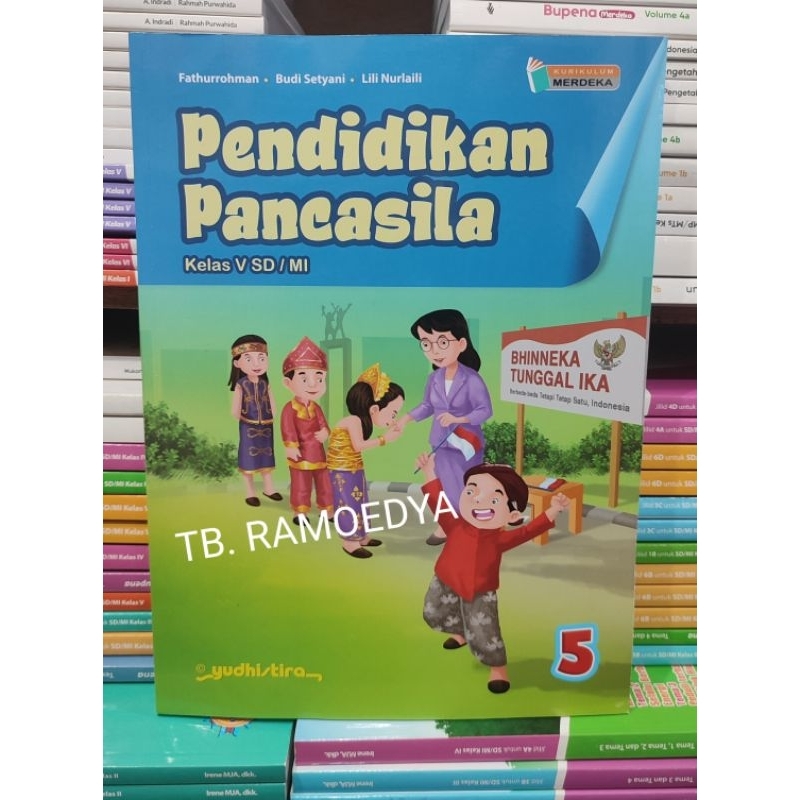 Jual Buku Pendidikan Pancasila Sdmi Kelas V Kurikulum Merdeka Yudhistira Shopee Indonesia 1563