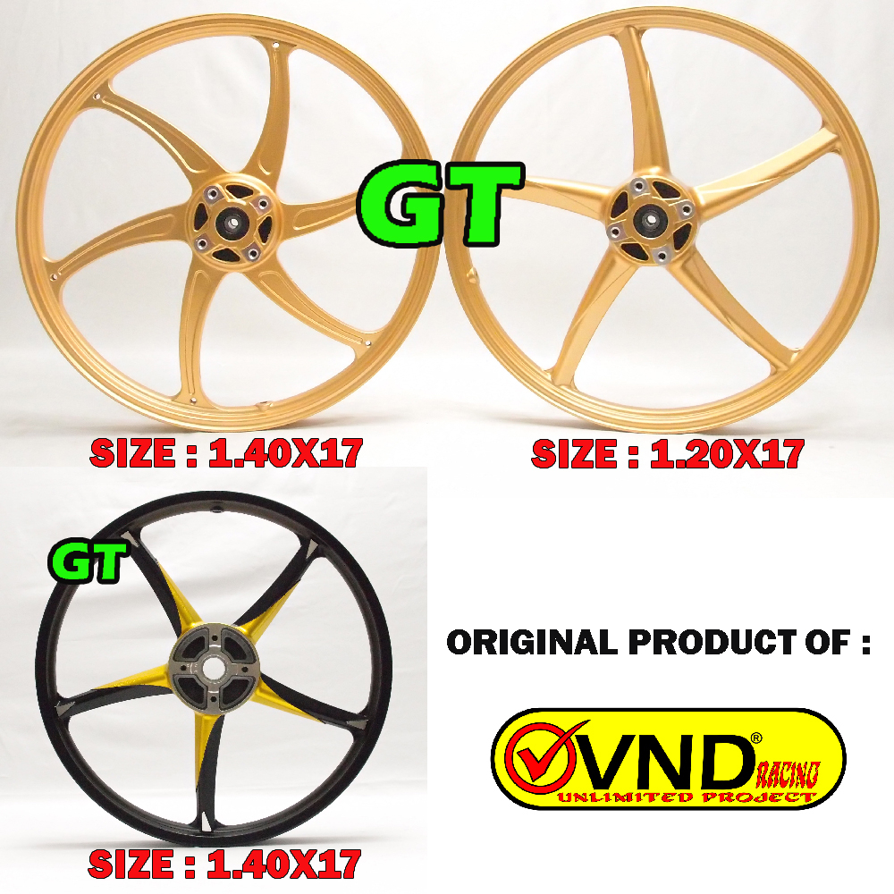 Jual VELG RACING JUPITER VND DEPAN SAJA GOLD MATTE DRAG WHEELS | Shopee ...