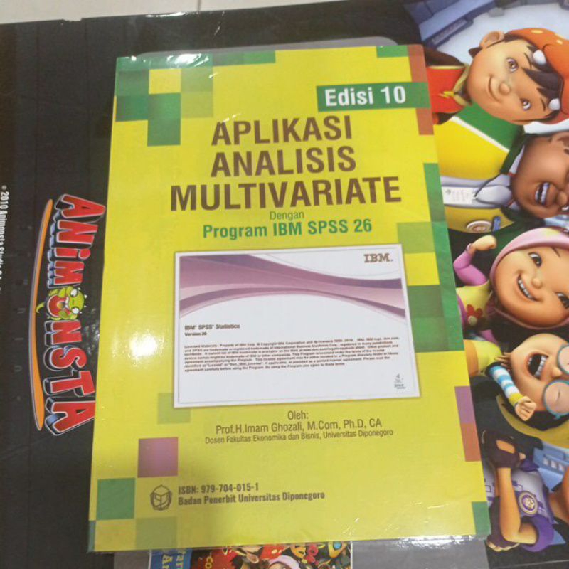 Jual APLIKASI ANALISIS MULTIVARIATE DENGAN PROGRAM IBM SPSS 26 EDISI 10 ...