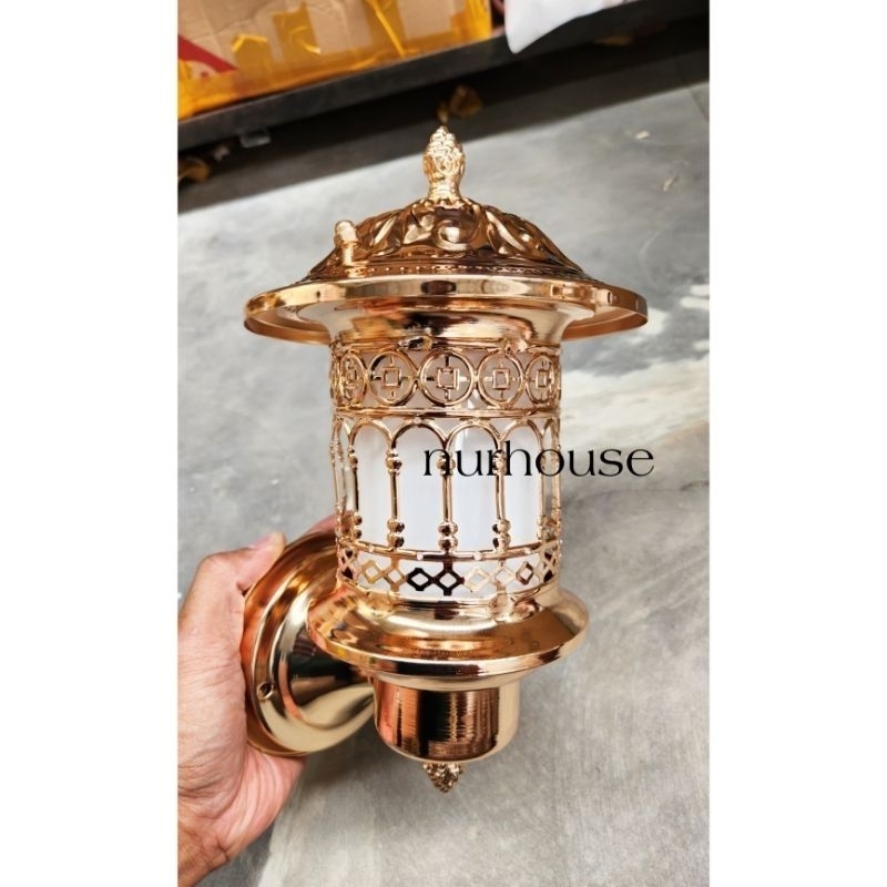 Jual Lampu Dinding Minimalis GOLD Lampu Pilar Lampu Tiang | Shopee ...