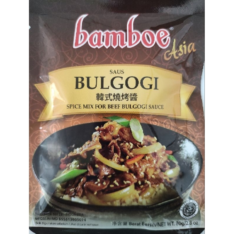 Jual Bamboe Bumbu Instant Bulgogi Nasi Hainan Asam Manis Lada Hitam Tom Yum Sachet Shopee