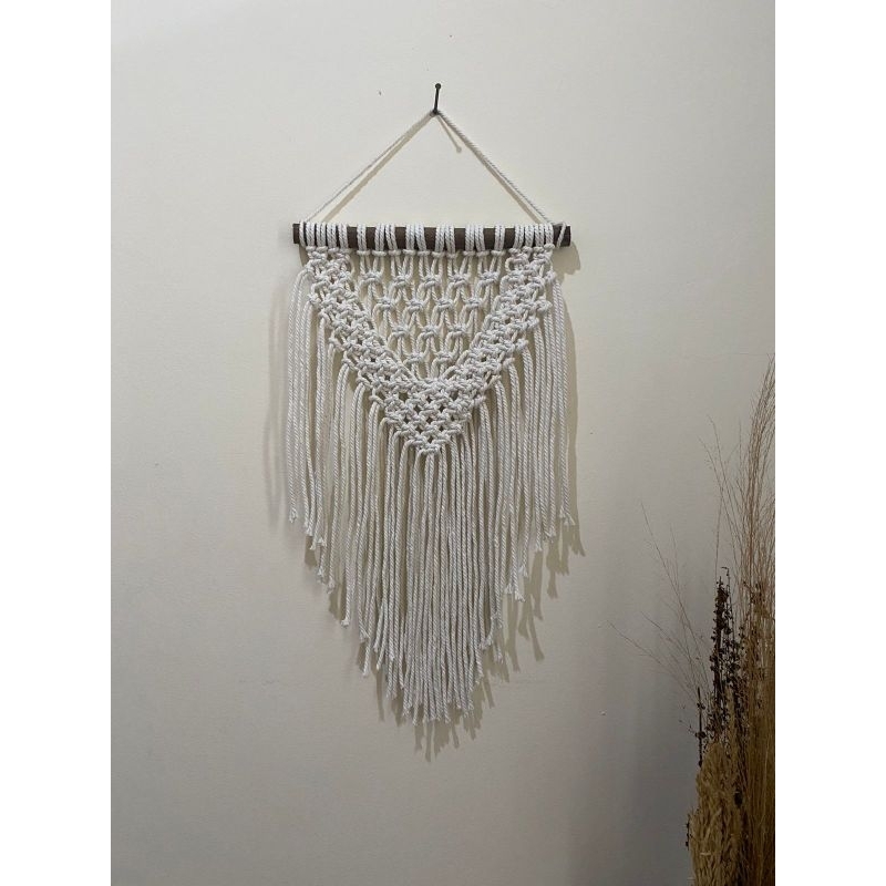 Jual Macrame Wall Hanging Dekorasi Dinding Jumbo Tirai Rainbow Hiasan Dinding Minimalis