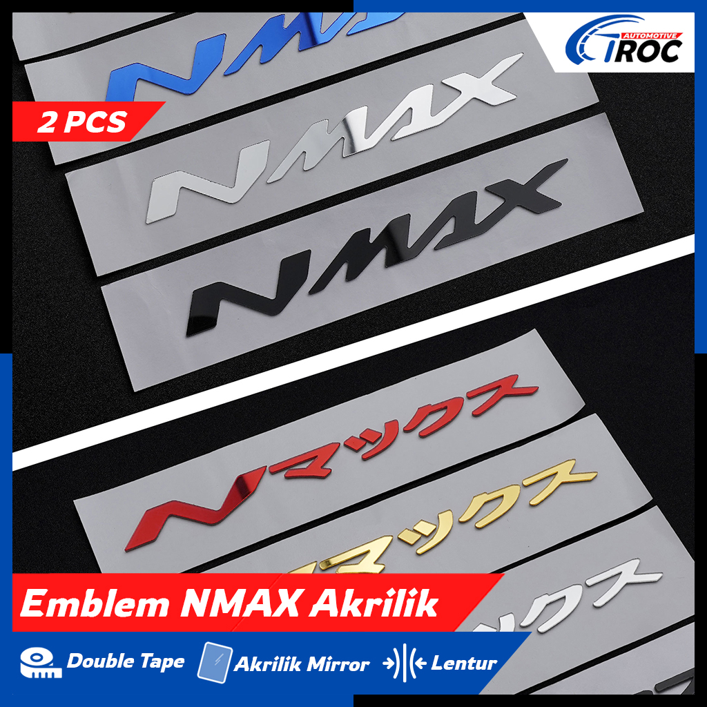 Jual Tulisan Nmax Jepang Timbul D Logo Nmax Timbul Ori Stiker Nmax Mirror D Emblem Nmax New