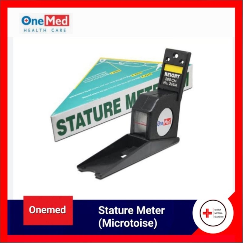 Jual Onemed Stature Meter Alat Pengukur Tinggi Badan 2 Meter Shopee