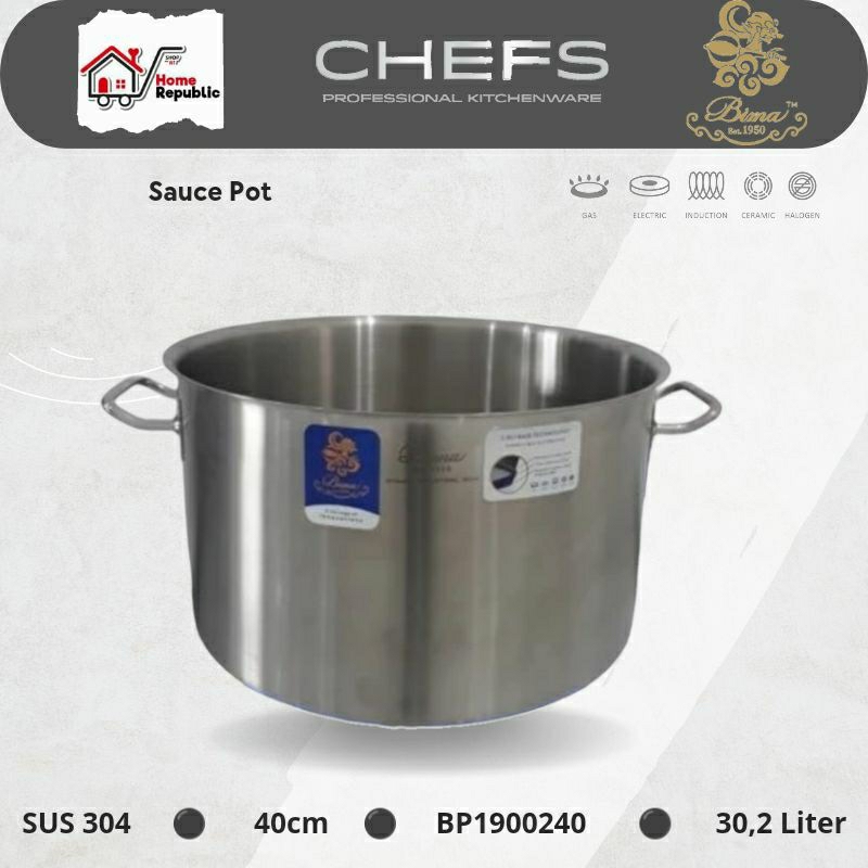 Jual Bima Chefs Sauce Pot Cm Panci Stainless Panci Resto Saucepot Induksi Bp