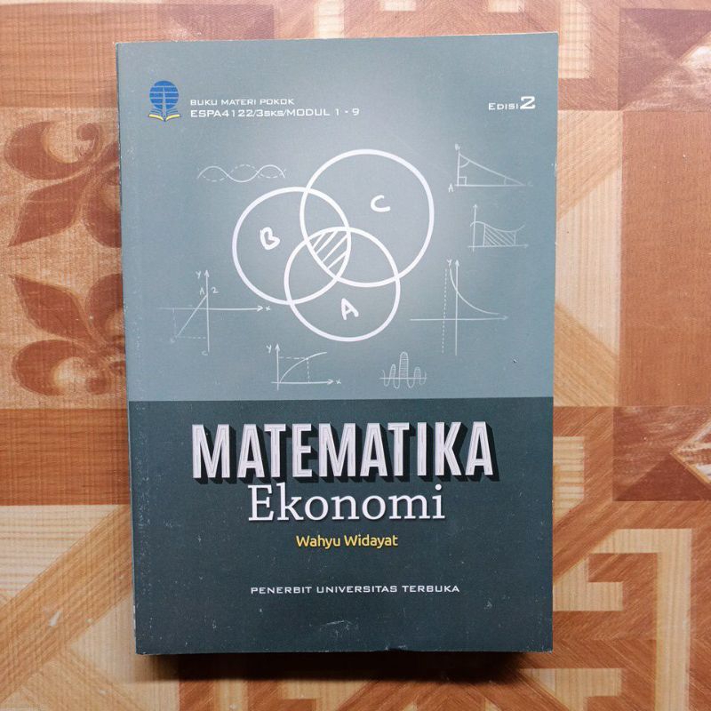 Jual BUKU ORIGINAL MATEMATIKA EKONOMI EDISI 2 UNIVERSITAS TERBUKA ...