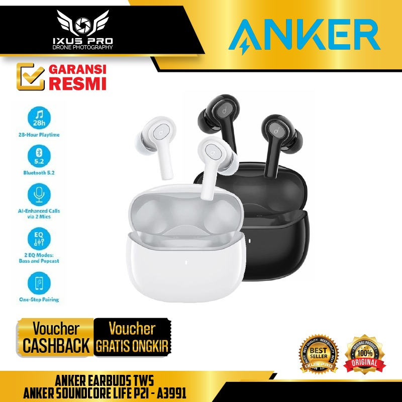 Jual Anker Earbuds TWS Anker Soundcore Life P2i A3991 Shopee Indonesia