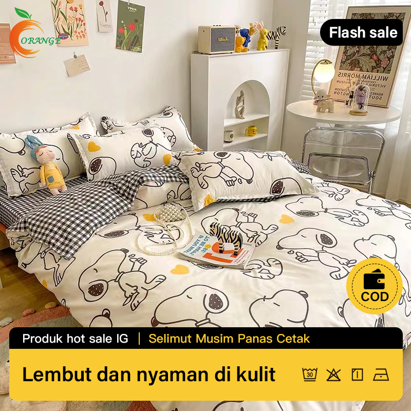 Jual Selimut Bedcover Motif Bunga / selimut tipis 120X200/160X200