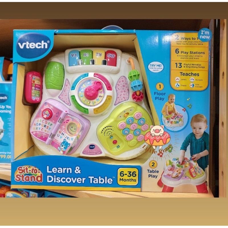 Jual Vtech sit to stand learn and discover activity table | Shopee ...