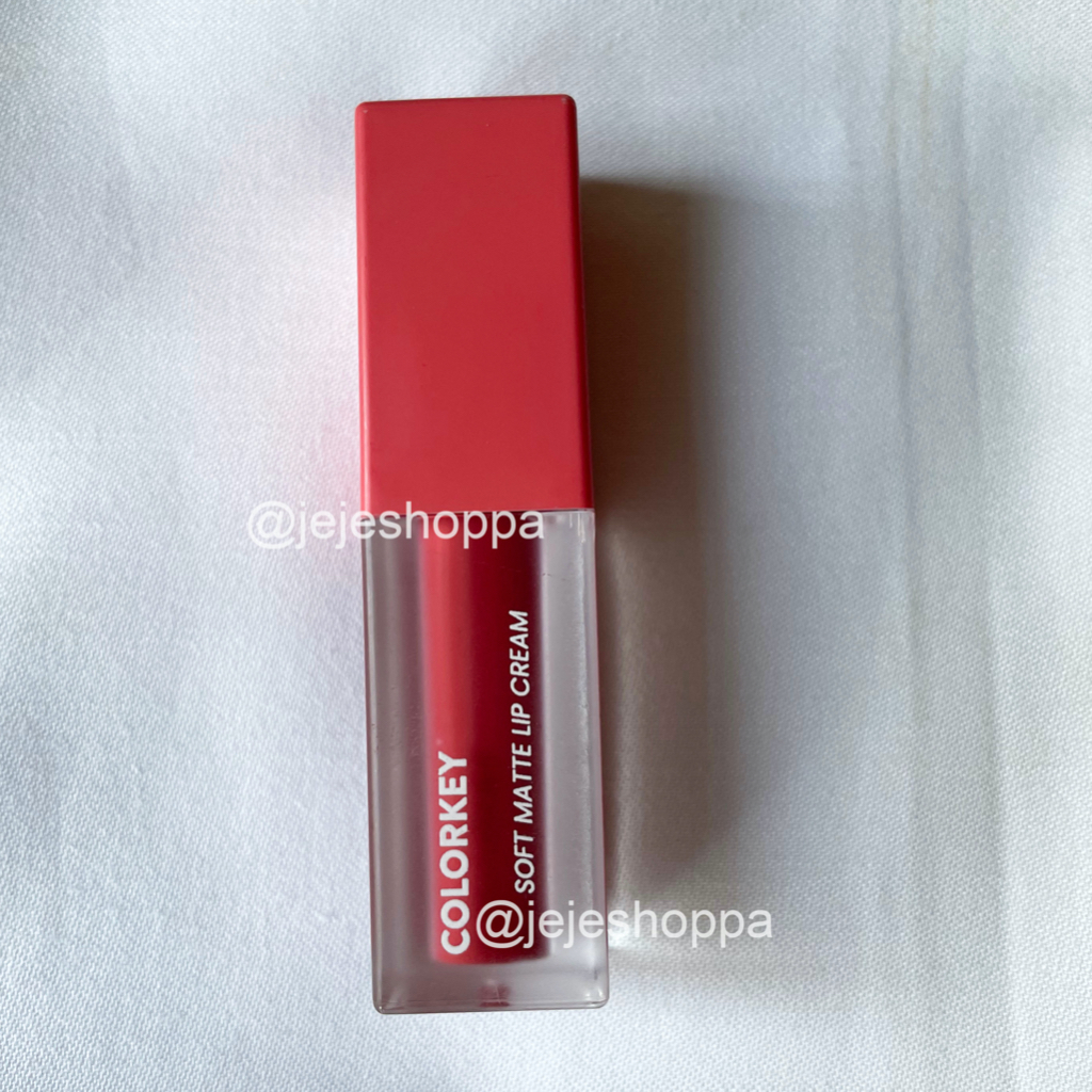 Jual Colorkey Soft Matte Lip Cream shade 02 Cherry on Top | Shopee ...